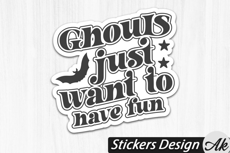 Ghouls just want to have fun Stickers