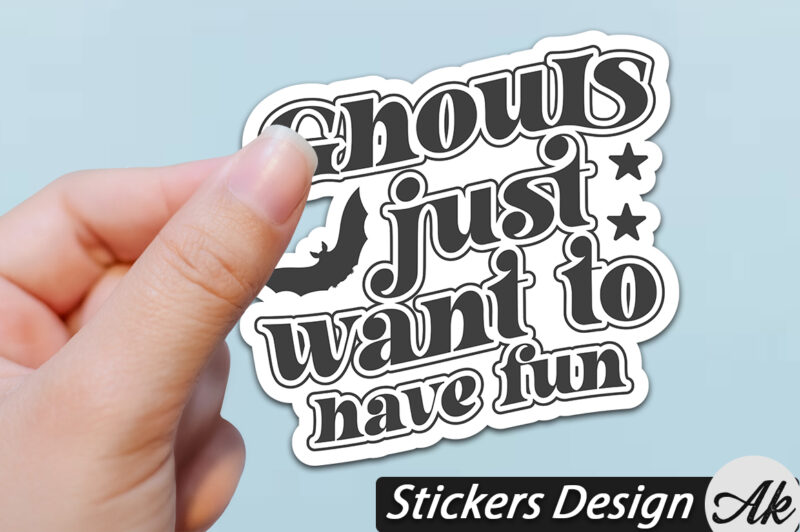 Ghouls just want to have fun Stickers