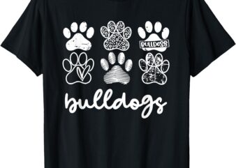 Go Dawgs Funny Bulldogs T-Shirt