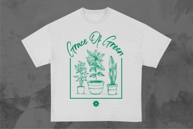 Botanical House T-shirt Design Bundle