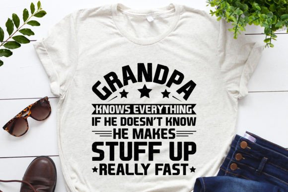 Grandpa T-Shirt Design Bundle