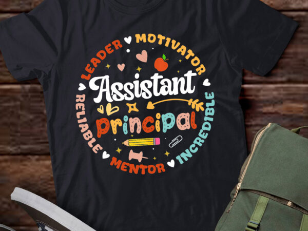 Groovy school assistant principal teacher appreciation t-shirt ltsp