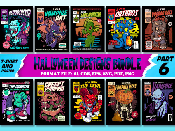 Halloween designs bundle part 6