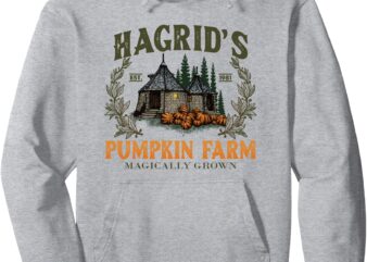 Hagrids Pumpkin Farm Magically Grown Cute Fall Pullover Hoodie graphic t shirt