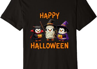 Halloween Penguins Trio Premium T-Shirt