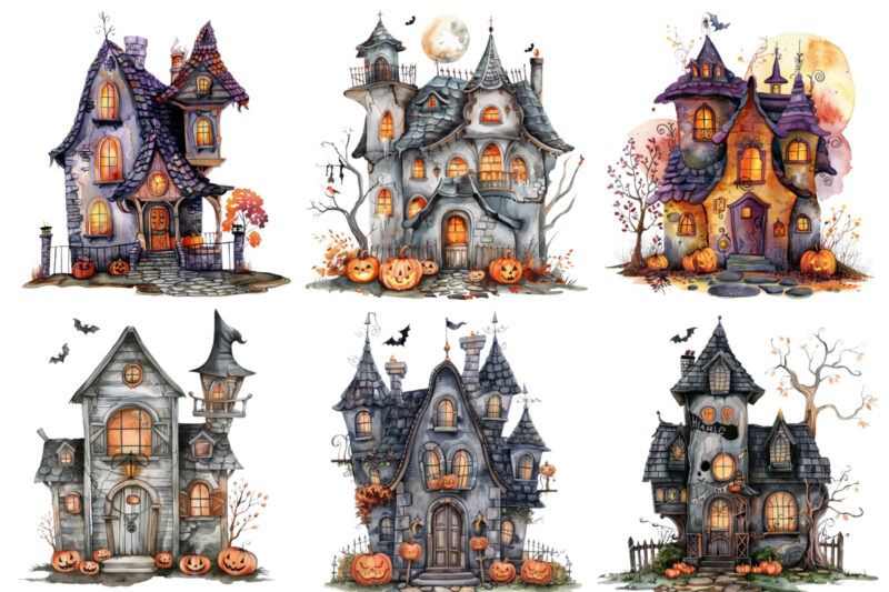 Halloween cute house