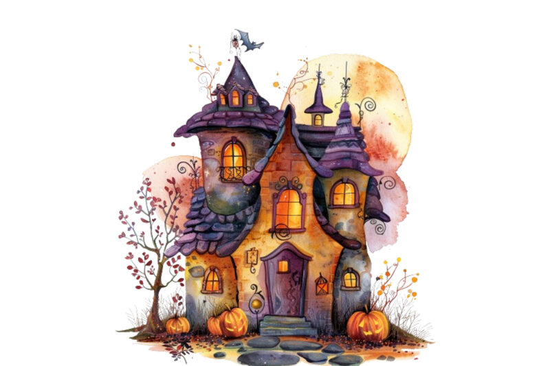 Halloween cute house