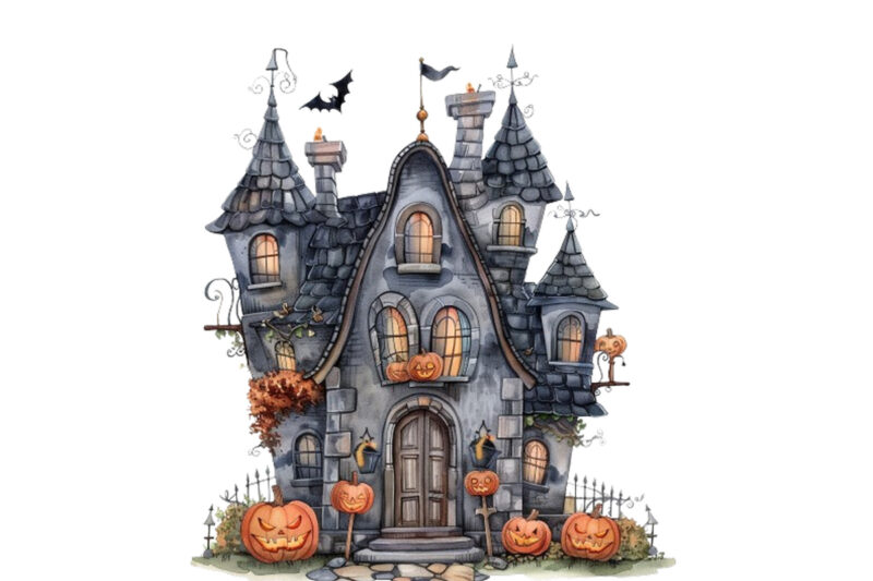 Halloween cute house