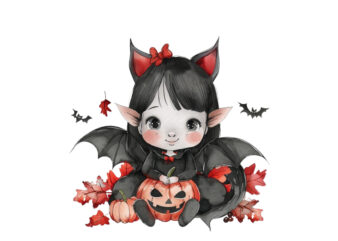 Halloween cute vampire