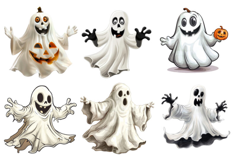 Halloween funny Ghost Clipart