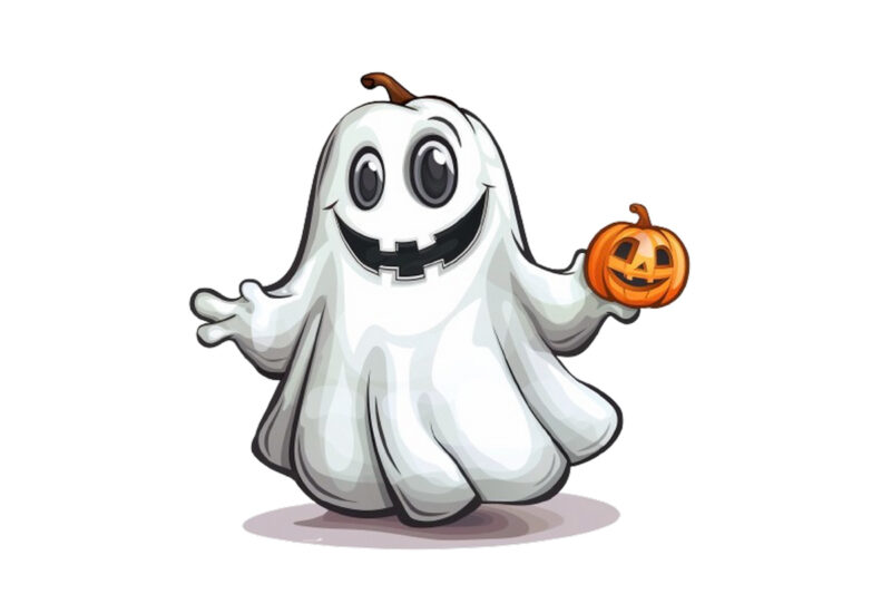 Halloween funny Ghost Clipart