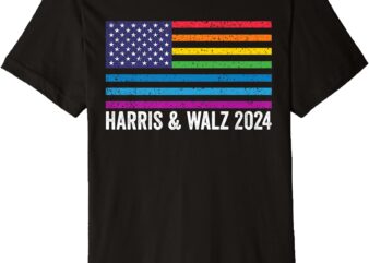 Harris Waltz 2024 Election Kamala Harris Tim Waltz 2024 Premium T-Shirt