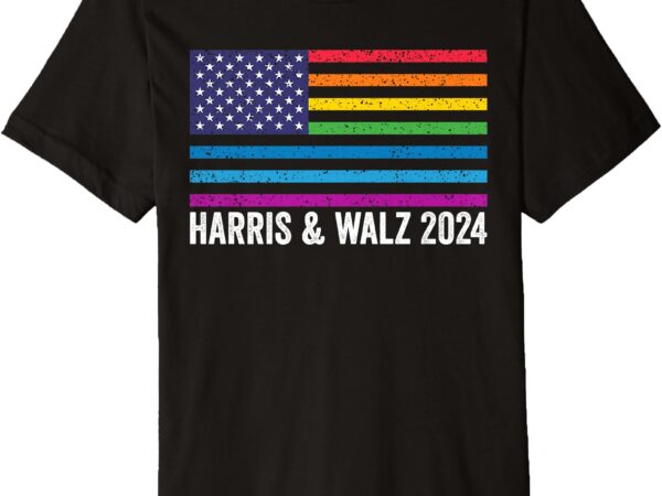 Harris waltz 2024 election kamala harris tim waltz 2024 premium t-shirt