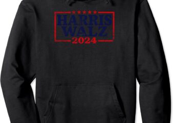 Harris Waltz 2024 Election Kamala Harris Tim Waltz 2024 Pullover Hoodie