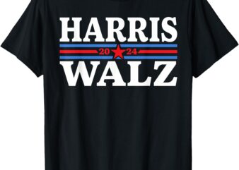 Harris Waltz 2024 Election Kamala Harris Tim Waltz 2024 T-Shirt