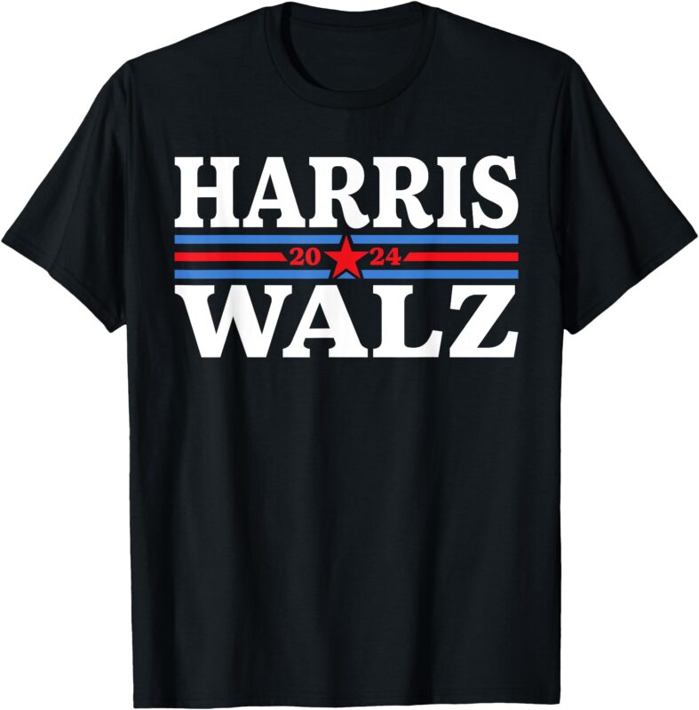 Harris Waltz 2024 Election Kamala Harris Tim Waltz 2024 T-Shirt