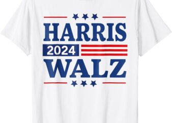 Harris Waltz-2024 Election Kamala Harris Tim Waltz-24 T-Shirt