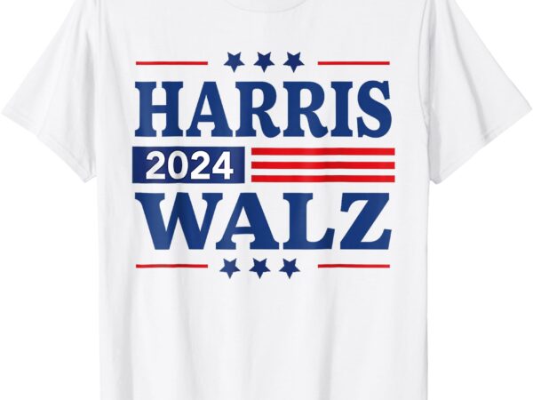 Harris waltz-2024 election kamala harris tim waltz-24 t-shirt