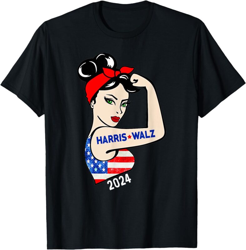 Harris Waltz 2024 Election Kamala Harris Tim Waltz 24 Womens T-Shirt