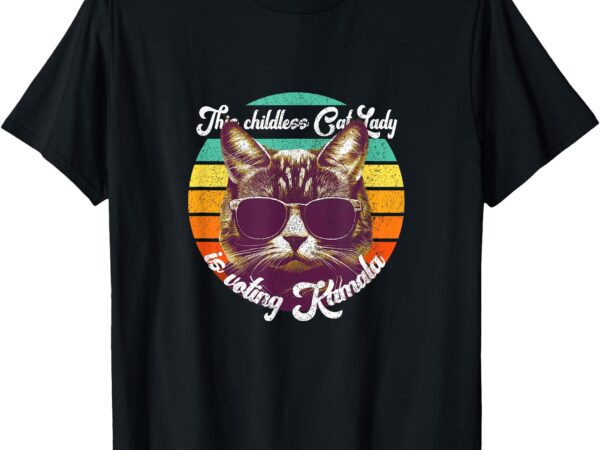 Harris waltz 2024 support – cat lady (vintage) t-shirt