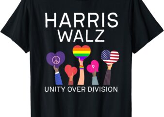 Harris Waltz 2024 Unity Over Division T-Shirt