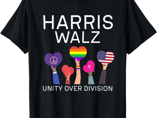 Harris waltz 2024 unity over division t-shirt