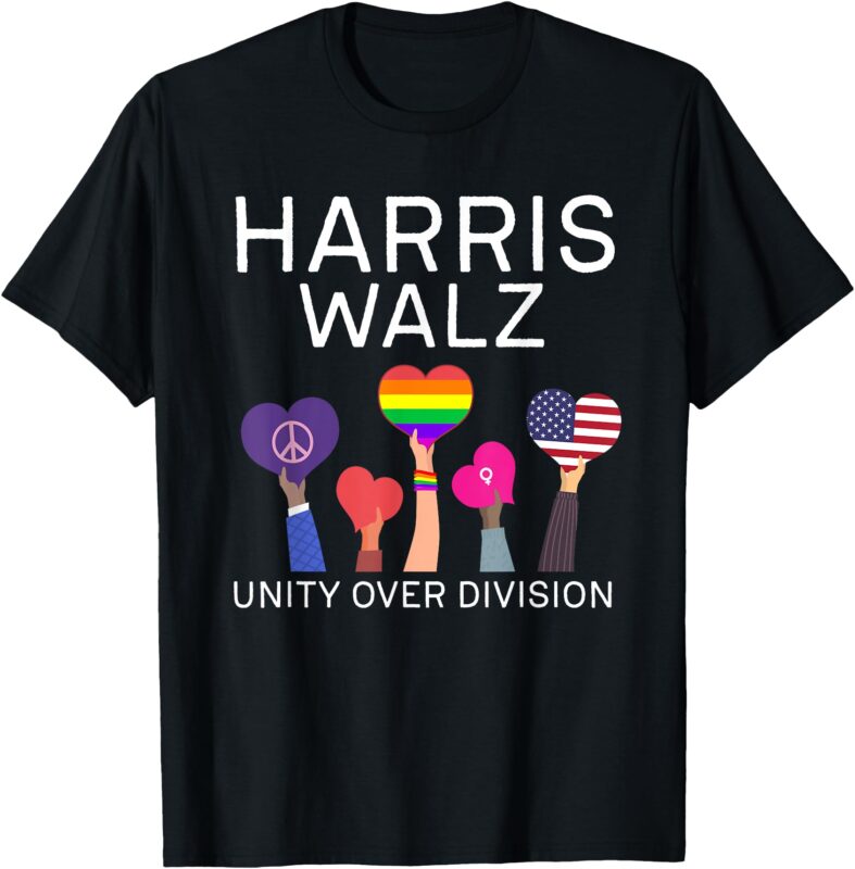 Harris Waltz 2024 Unity Over Division T-Shirt