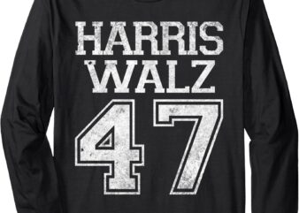 Harris Walz 2024 Campaign for President Harris Waltz Vintage Long Sleeve T-Shirt