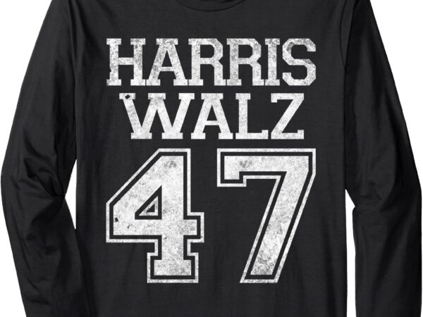 Harris walz 2024 campaign for president harris waltz vintage long sleeve t-shirt