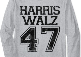 Harris Walz 2024 Campaign for President Vintage Harris Waltz Long Sleeve T-Shirt