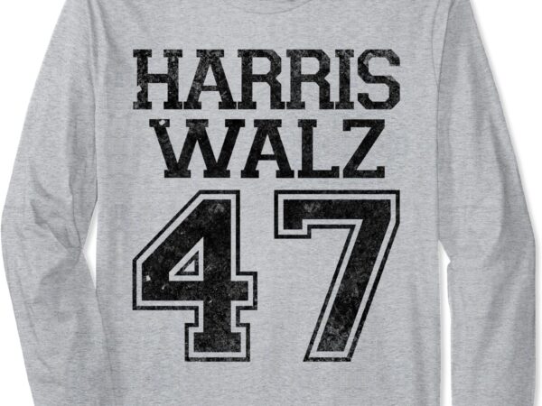 Harris walz 2024 campaign for president vintage harris waltz long sleeve t-shirt