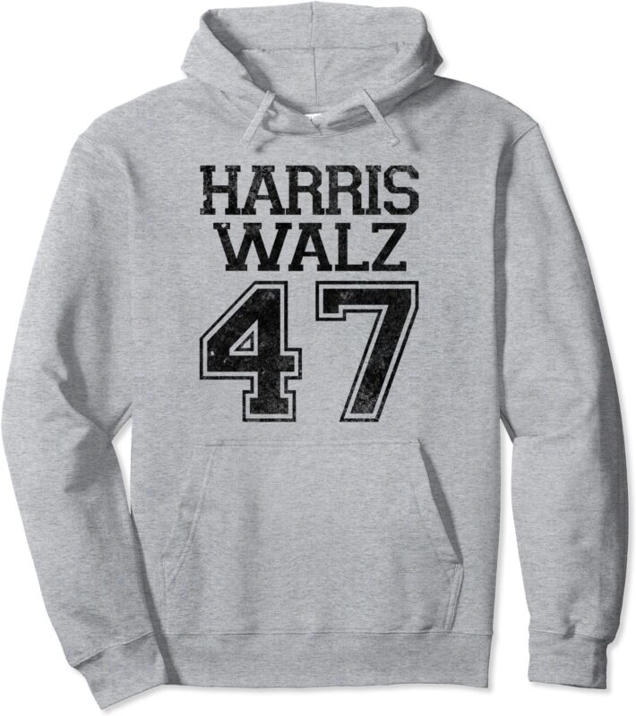 Harris Walz 2024 Campaign for President Vintage Harris Waltz Pullover Hoodie