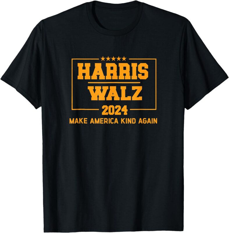 Harris Walz 2024 Make America Kind Again Harris Waltz Quote T-Shirt