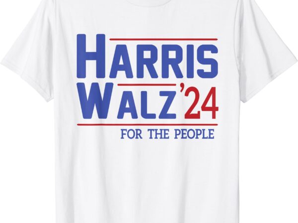 Harris walz 2024 president american flag kamala harris waltz t-shirt