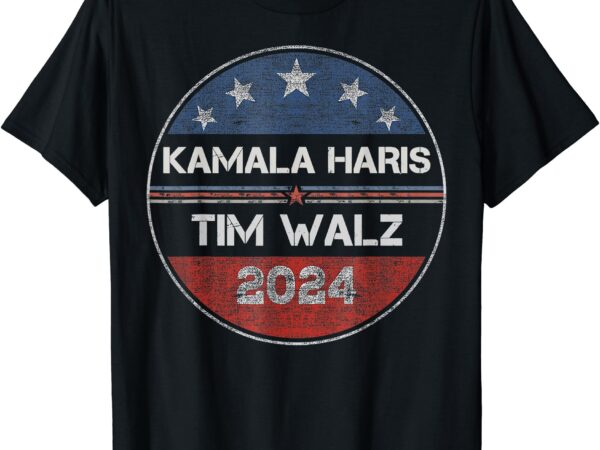 Harris walz 2024 for president patriotic kamala waltz 2024 t-shirt