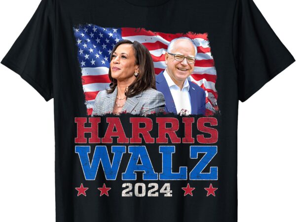 Harris walz president election 2024 kamala harris tim walz t-shirt