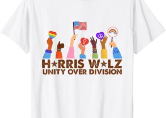 Harris Walz Unity Over Division T-Shirt