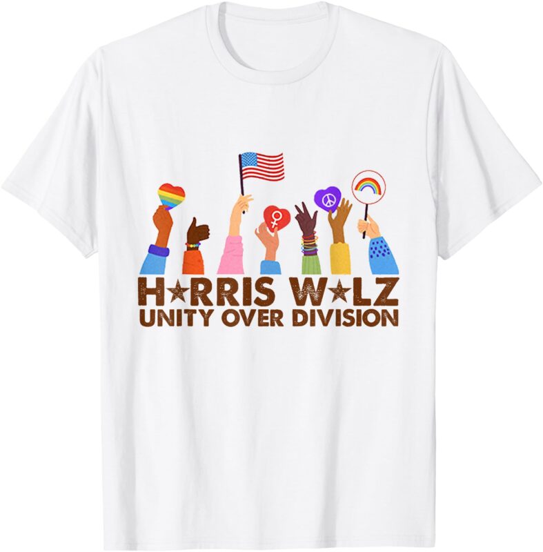 Harris Walz Unity Over Division T-Shirt