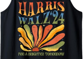 Harris Walz for A Brighter Tomorrow Kamala Harris Walz 2024 Tank Top