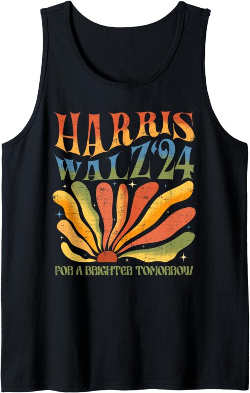 Harris Walz for A Brighter Tomorrow Kamala Harris Walz 2024 Tank Top