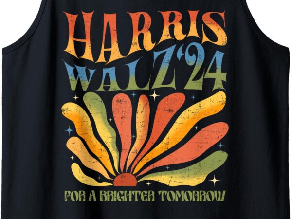 Harris walz for a brighter tomorrow kamala harris walz 2024 tank top graphic t shirt