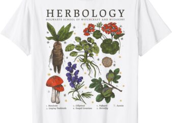 Harry Potter Herbology Plants Short Sleeve T-Shirt