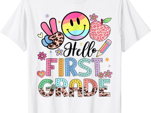 Hello 1st grade back to school t-shirt