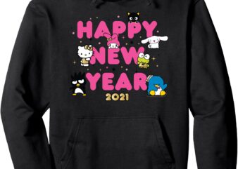 Hello Kitty & Friends Happy New Year 2021 Pullover Hoodie