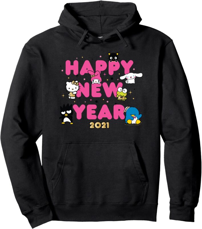 Hello Kitty & Friends Happy New Year 2021 Pullover Hoodie