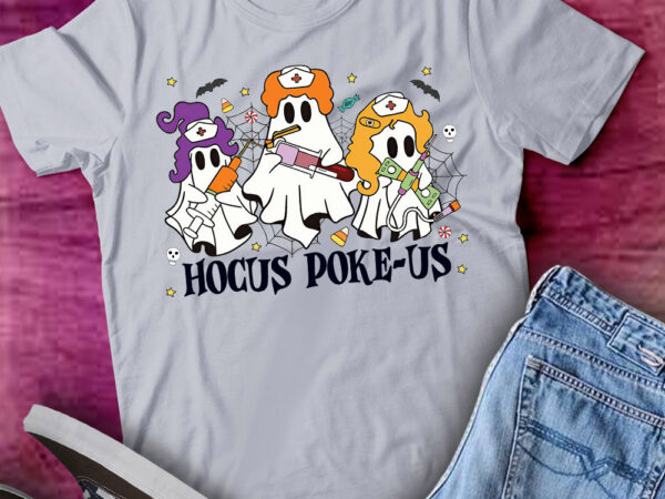 Hocus poke-us witch nurse halloween medical lab tech halloween shirt ltsp graphic t shirt