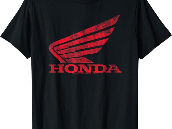 Honda distressed powersports wing t-shirt