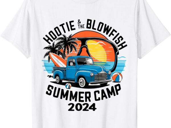 Hootie the puffer fish summer 2024 camping adventure t-shirt