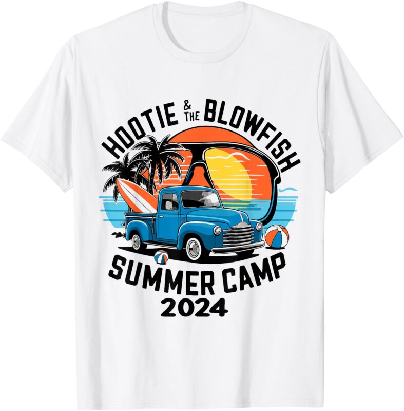 Hootie The Puffer Fish Summer 2024 Camping Adventure T-Shirt