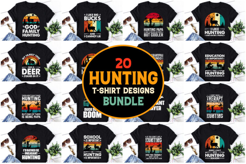 Hunting,Hunting TShirt,Hunting TShirt Design,Hunting TShirt Design Bundle,Hunting T-Shirt,Hunting T-Shirt Design,Hunting T-Shirt Design